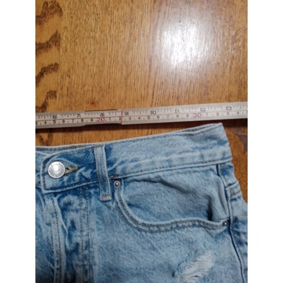PACSUN Jeans Shorts Womens 25 BLUE VINTAGE HIGH RISE Preowned Button Fly - Picture 5 of 11